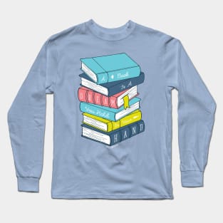 Stack of Books Long Sleeve T-Shirt